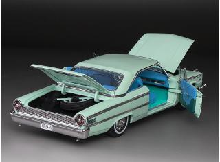 Ford Galaxie 500/XL Hardtop 1963 – Glacier Blue SunStar Metallmodell 1:18